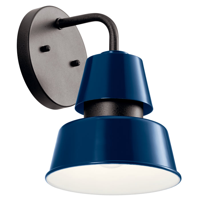Kichler 59001CBL One Light Outdoor Wall Mount, Catalina Blue