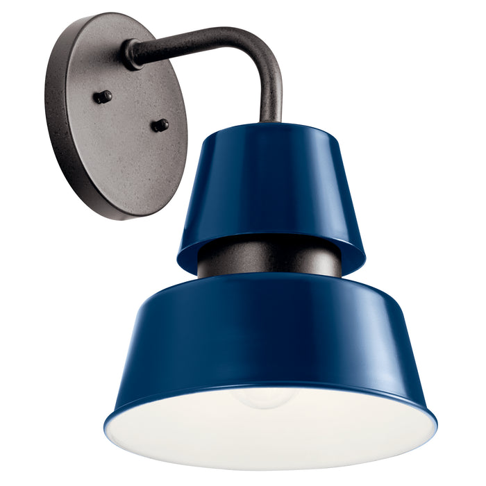 Kichler 59002CBL One Light Outdoor Wall Mount, Catalina Blue