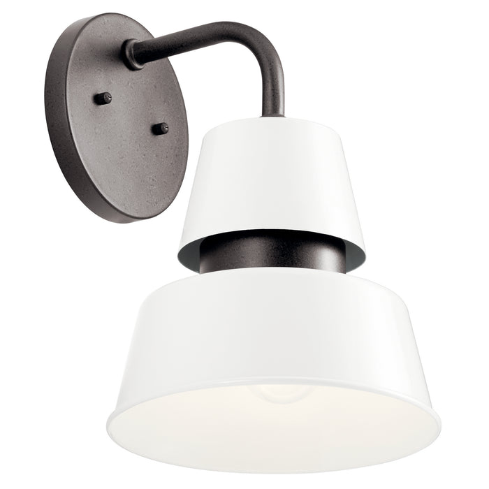 Kichler 59002WH One Light Outdoor Wall Mount, White