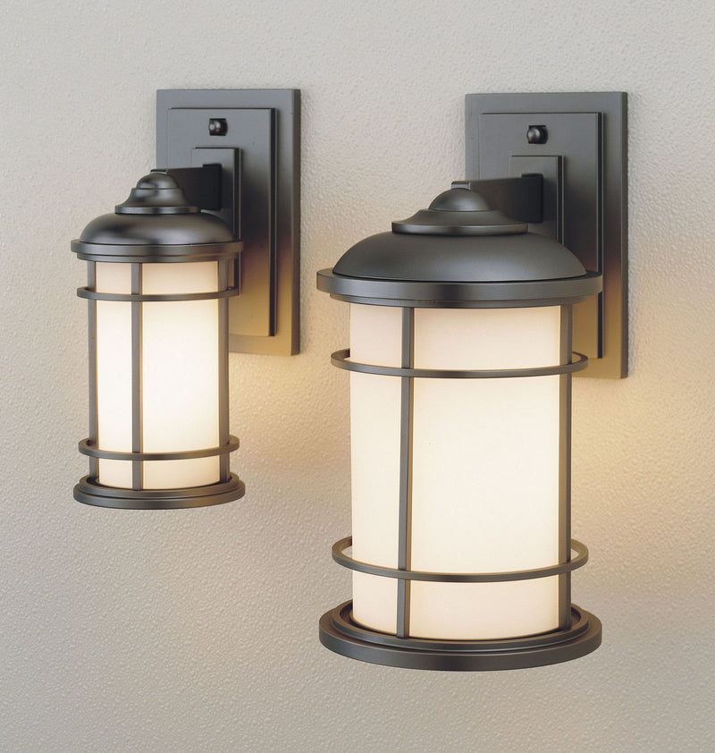 Generation Lighting OL2200BB One Light Outdoor Wall Lantern, Burnished Bronze