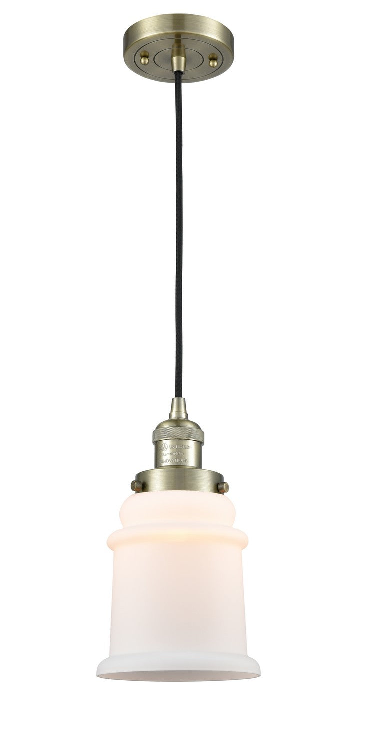 Innovations 201C-AB-G181-LED LED Mini Pendant, Antique Brass