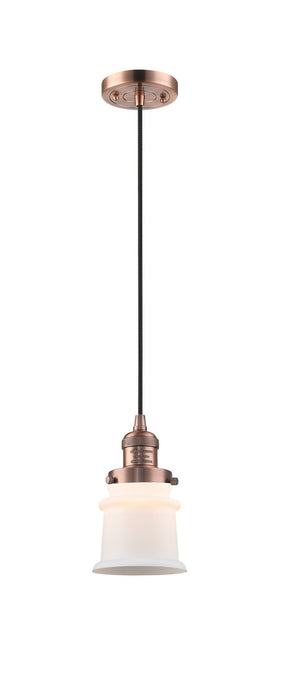 Innovations 201C-AC-G181S-LED LED Mini Pendant, Antique Copper