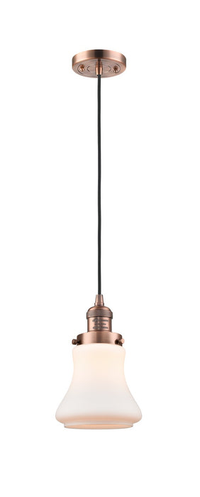 Innovations 201C-AC-G191-LED LED Mini Pendant, Antique Copper