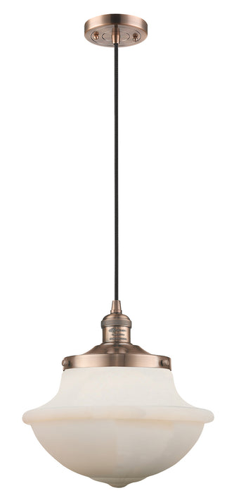 Innovations 201C-AC-G541 One Light Mini Pendant, Antique Copper