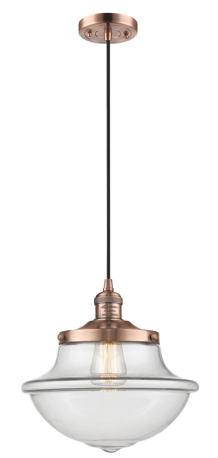 Innovations 201C-AC-G542-LED LED Mini Pendant, Antique Copper