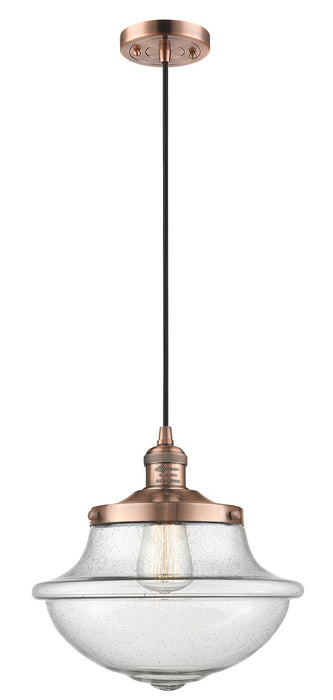 Innovations 201C-AC-G544-LED LED Mini Pendant, Antique Copper