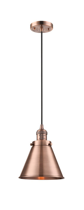Innovations 201C-AC-M13-AC-LED LED Mini Pendant, Antique Copper