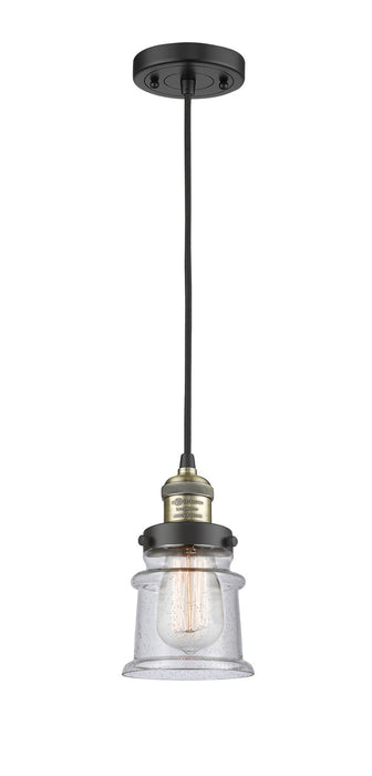 Innovations 201C-BAB-G184S-LED LED Mini Pendant, Black Antique Brass