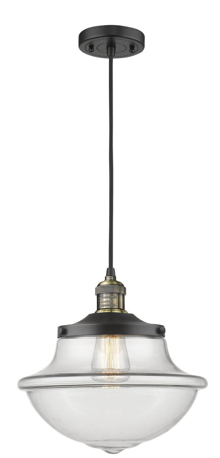 Innovations 201C-BAB-G542 One Light Mini Pendant, Black Antique Brass