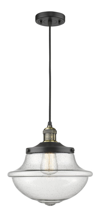 Innovations 201C-BAB-G544 One Light Mini Pendant, Black Antique Brass