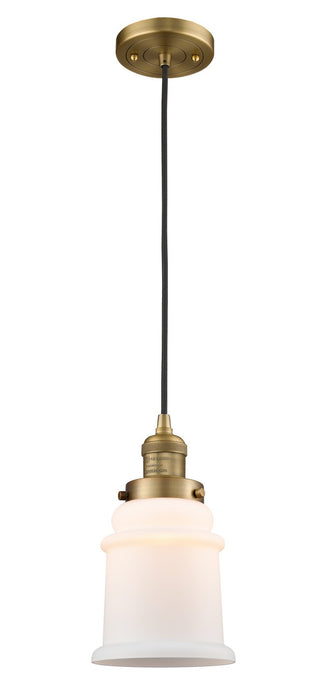 Innovations 201C-BB-G181-LED LED Mini Pendant, Brushed Brass