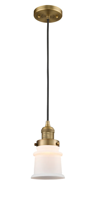 Innovations 201C-BB-G181S-LED LED Mini Pendant, Brushed Brass