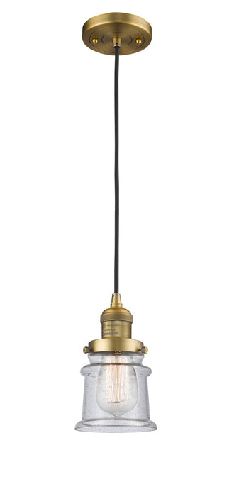 Innovations 201C-BB-G184S-LED LED Mini Pendant, Brushed Brass