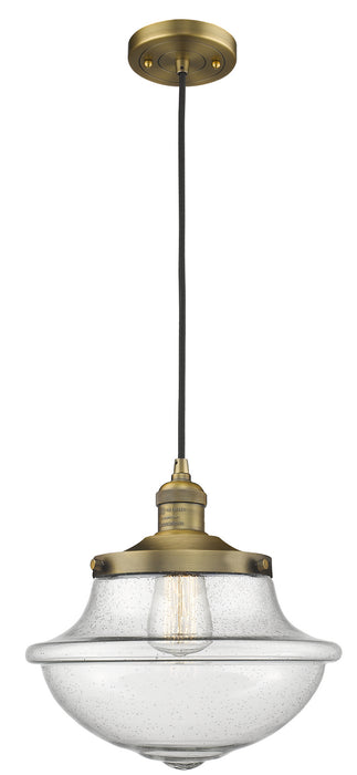 Innovations 201C-BB-G544 One Light Mini Pendant, Brushed Brass