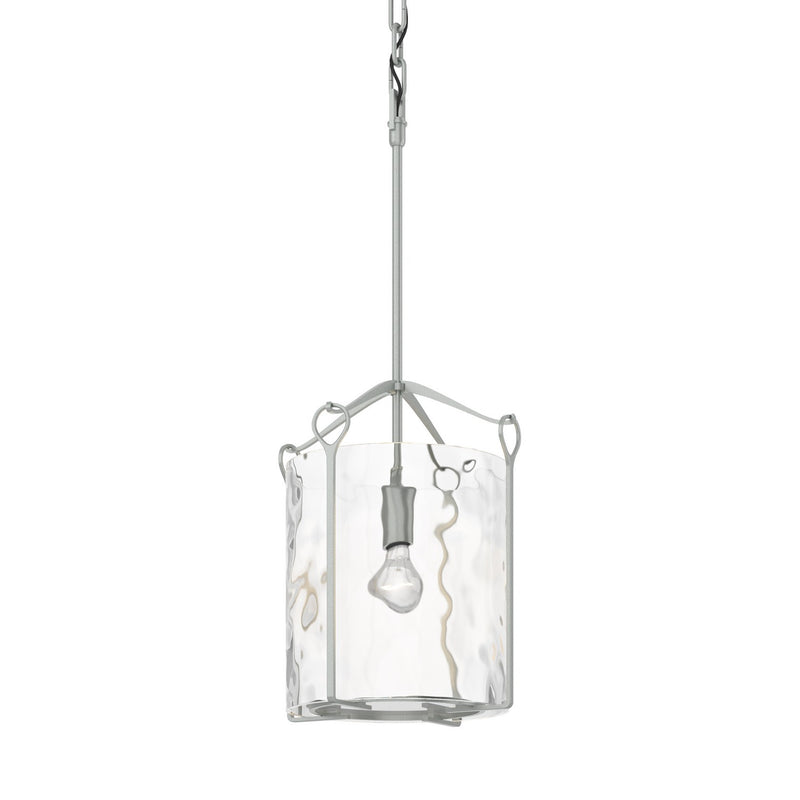 Hubbardton Forge 104060-SKT-82-LL0137 One Light Mini Pendant, Vintage Platinum