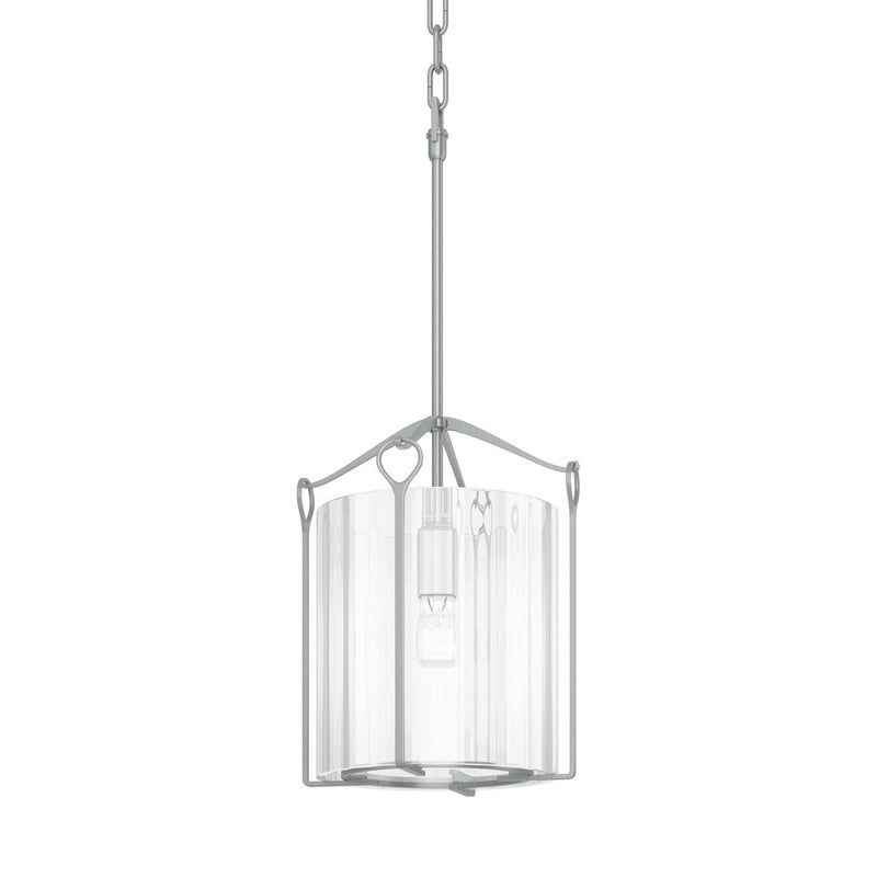 Hubbardton Forge 104060-SKT-82-ZM0137 One Light Mini Pendant, Vintage Platinum