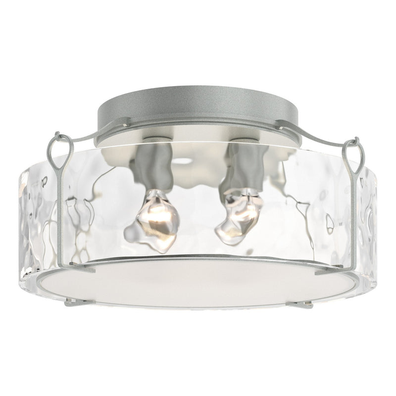 Hubbardton Forge 121145-SKT-82-LL0216 Four Light Semi-Flush Mount, Vintage Platinum