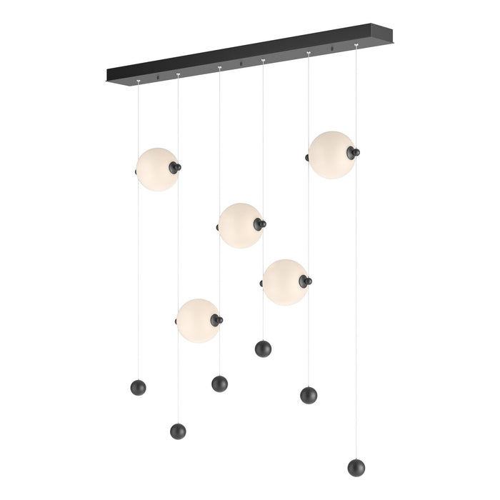 Hubbardton Forge 139050-LED-STND-10-GG0668 LED Pendant, Black