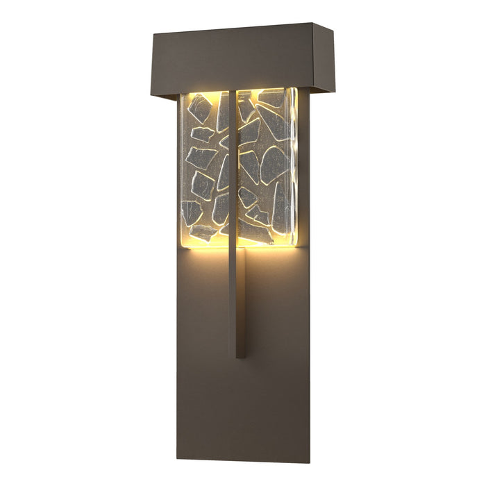 Hubbardton Forge 302518-LED-77-YP0669 LED Outdoor Wall Sconce, Coastal Dark Smoke
