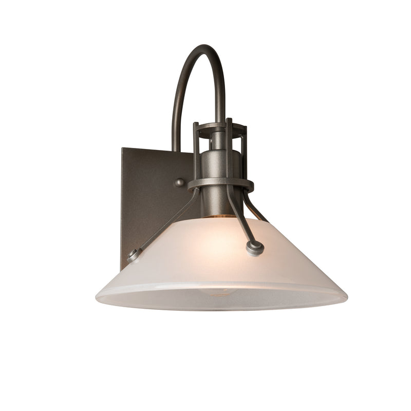 Hubbardton Forge 302709-SKT-77-FD0673 One Light Outdoor Wall Sconce, Coastal Dark Smoke