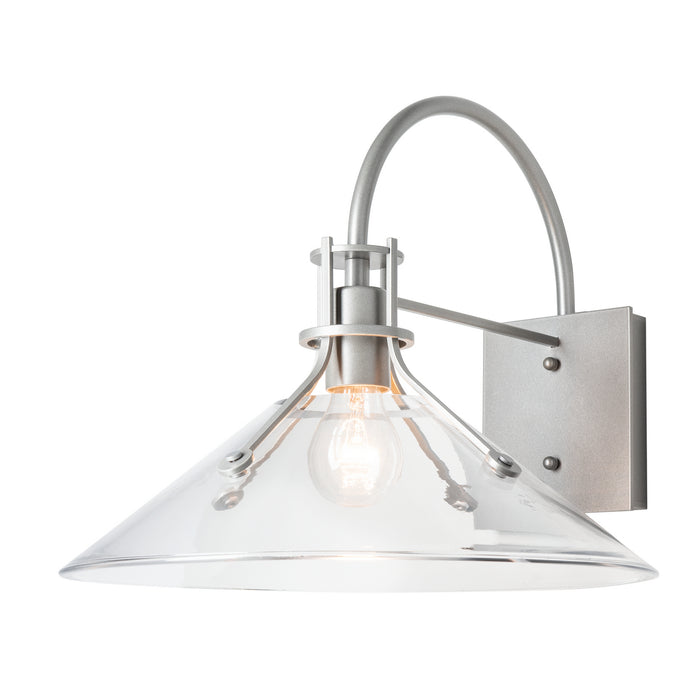 Hubbardton Forge 302714-SKT-78-ZM0686 One Light Outdoor Wall Sconce, Coastal Burnished Steel