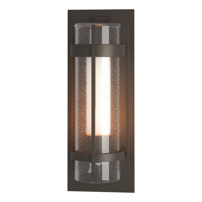 Hubbardton Forge 305899-SKT-77-ZS0664 One Light Outdoor Wall Sconce, Coastal Dark Smoke