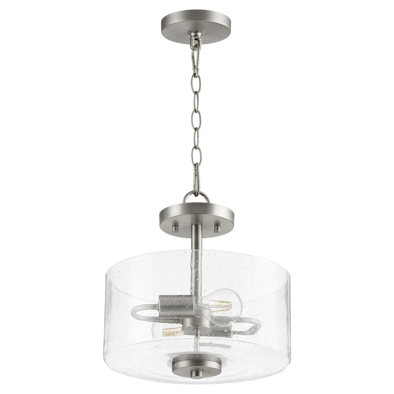 Quorum 2202-12-65 Two Light Dual Mount, Satin Nickel