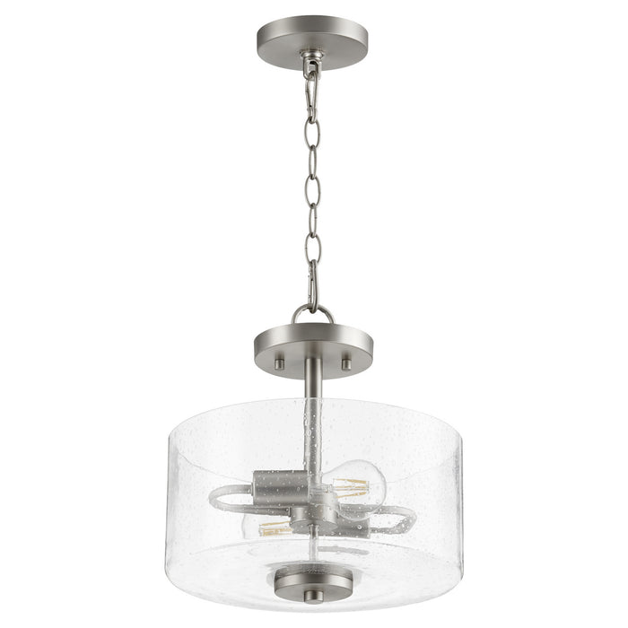 Quorum 2202-12-65 Two Light Dual Mount, Satin Nickel