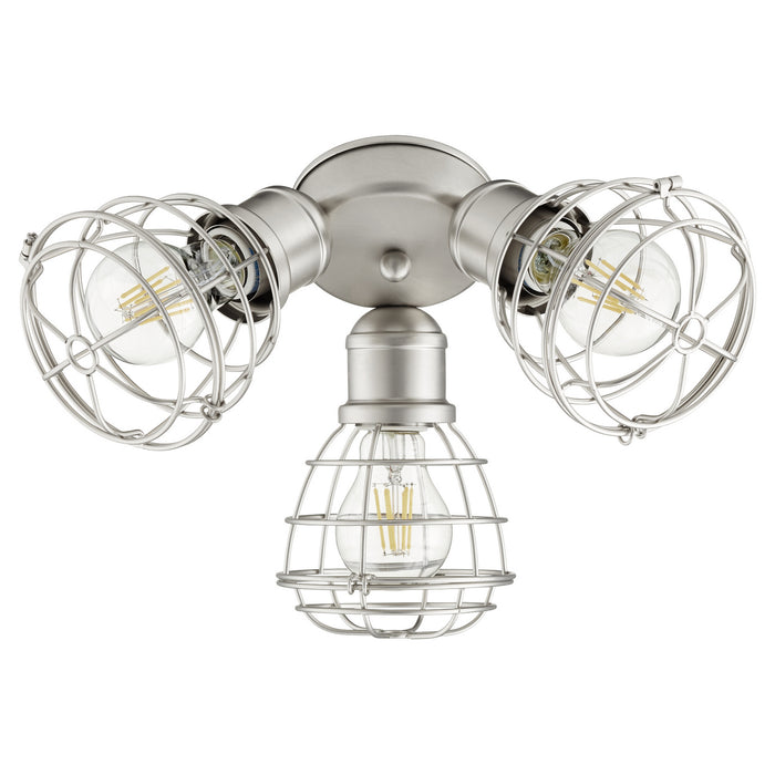 Quorum 2314-65 LED Patio Light Kit, Satin Nickel