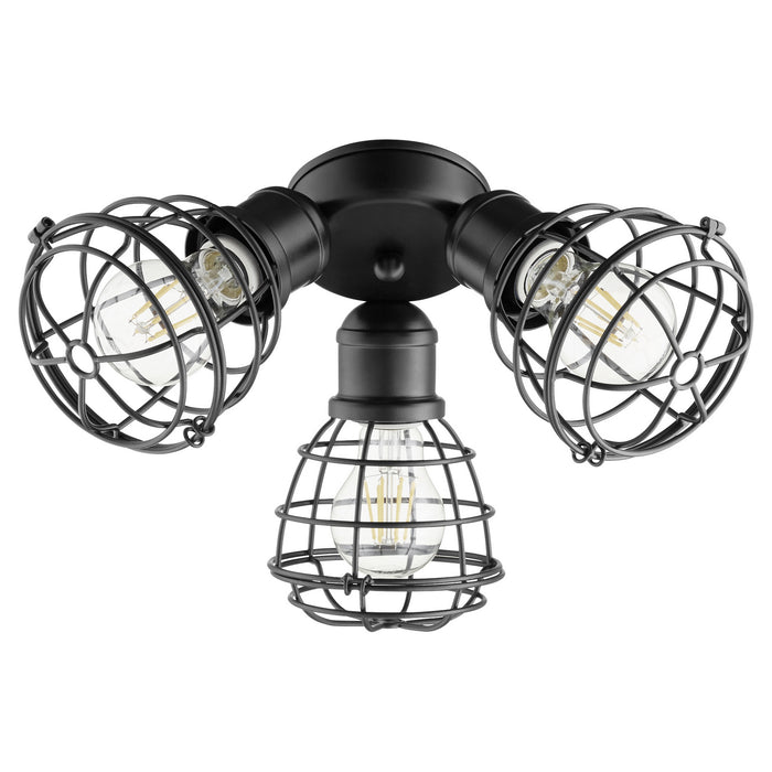 Quorum 2314-69 LED Patio Light Kit, Textured Black