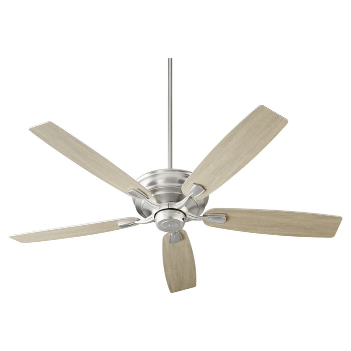 Quorum 50605-65 60" Ceiling Fan, Satin Nickel