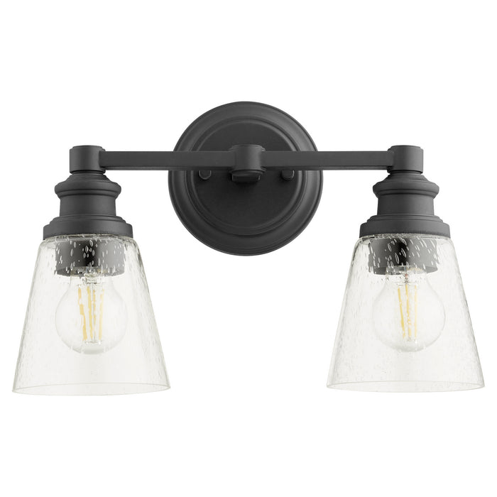 Quorum 509-2-69 Two Light Wall Mount, Textured Black