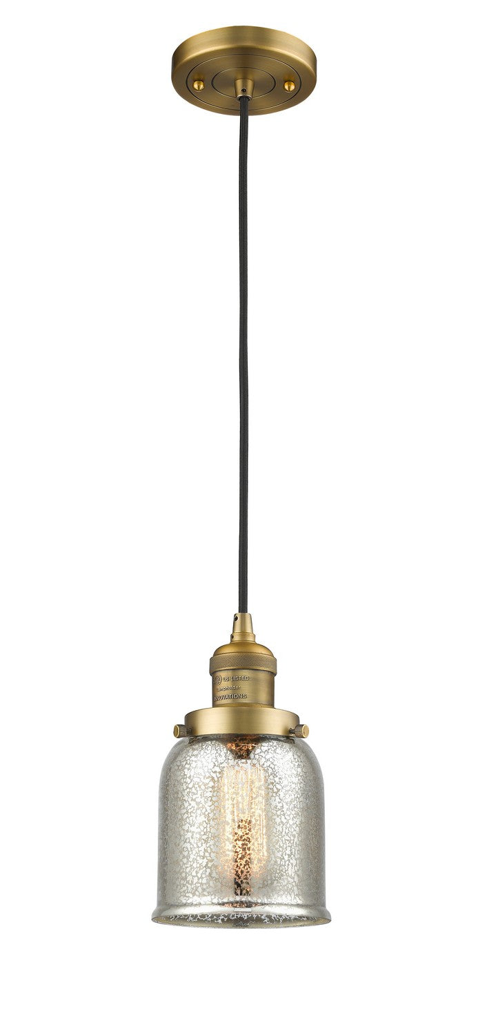 Innovations 201C-BB-G58-LED LED Mini Pendant, Brushed Brass