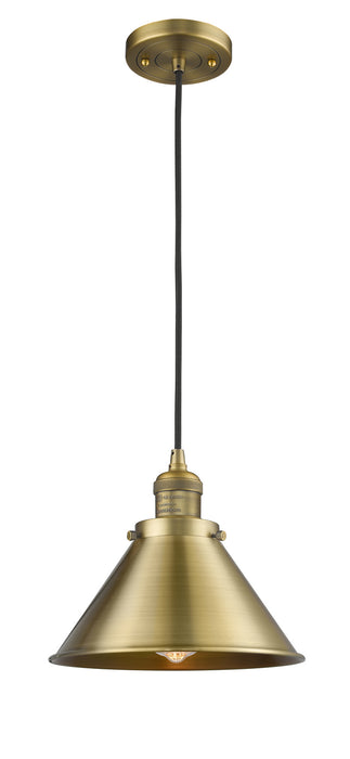 Innovations 201C-BB-M10-BB One Light Mini Pendant, Brushed Brass