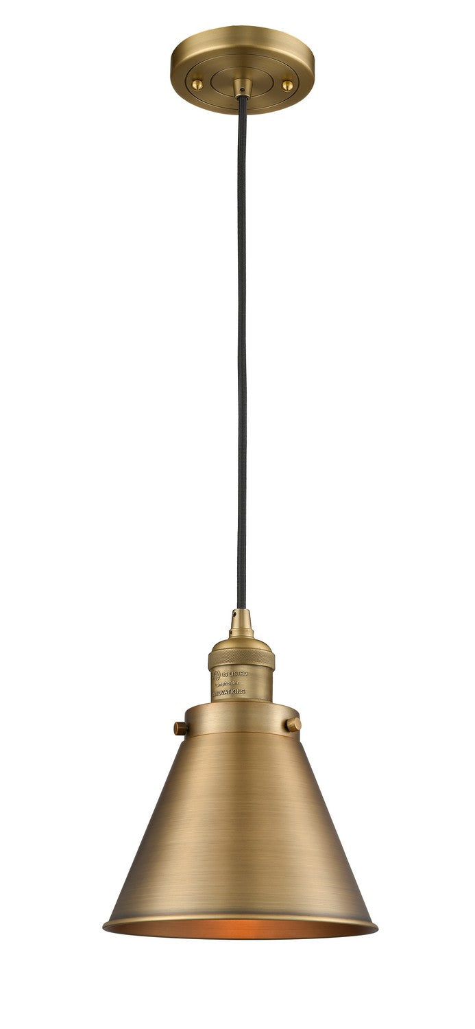 Innovations 201C-BB-M13-BB-LED LED Mini Pendant, Brushed Brass