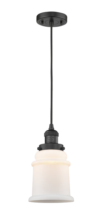 Innovations 201C-BK-G181 One Light Mini Pendant, Matte Black
