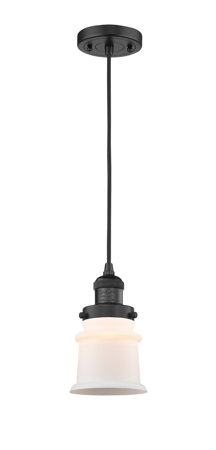 Innovations 201C-BK-G181S-LED LED Mini Pendant, Matte Black