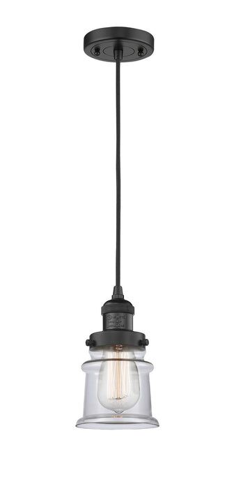 Innovations 201C-BK-G182S-LED LED Mini Pendant, Matte Black