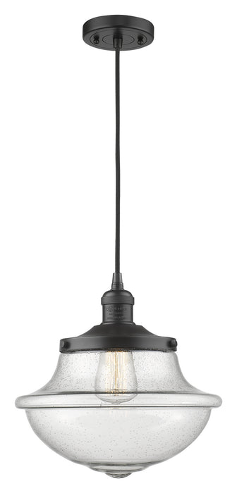 Innovations 201C-BK-G544 One Light Mini Pendant, Matte Black