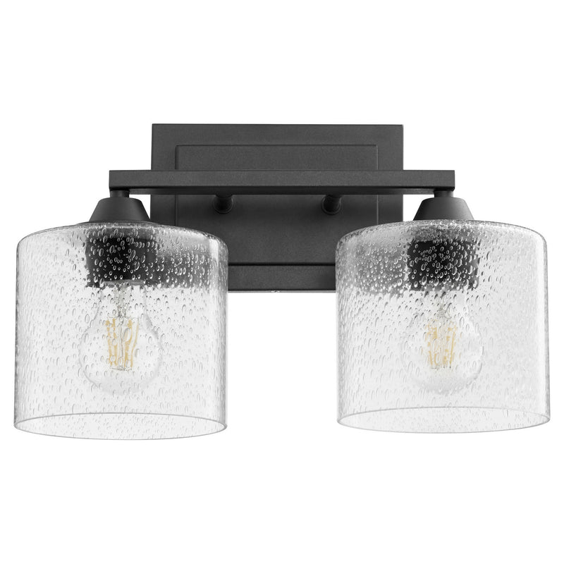 Quorum 5202-2-69 Two Light Vanity, Textured Black