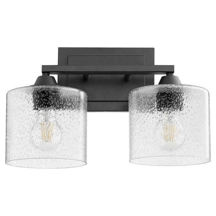 Quorum 5202-2-69 Two Light Vanity, Textured Black