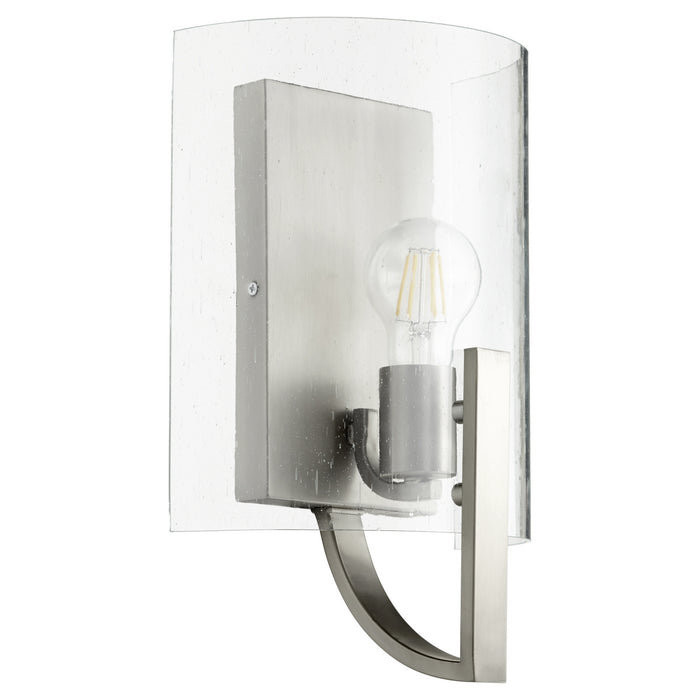 Quorum 5202-65 One Light Wall Sconce, Satin Nickel