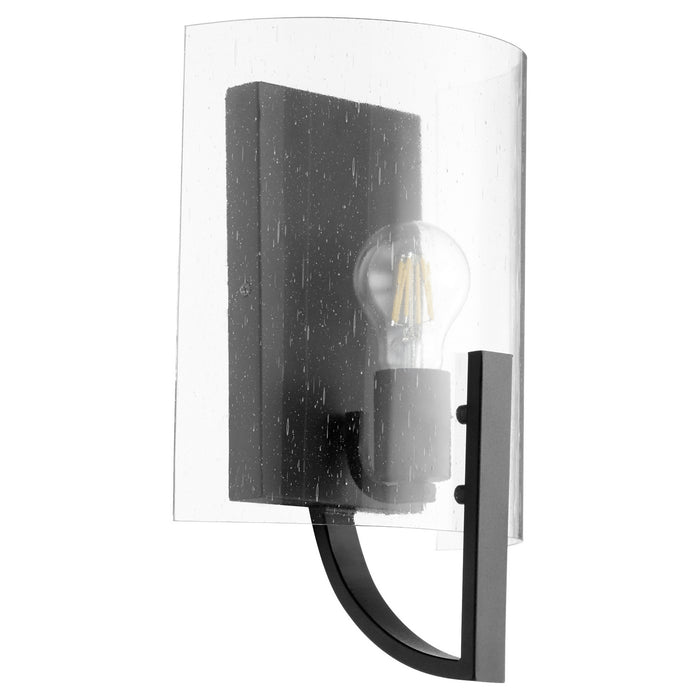 Quorum 5202-69 One Light Wall Sconce, Textured Black