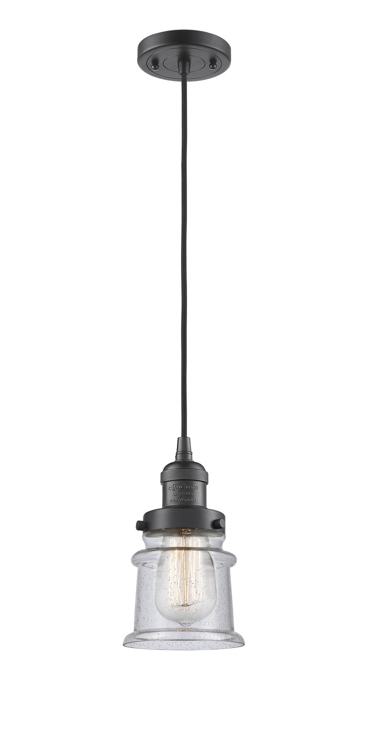 Innovations 201C-OB-G184S One Light Mini Pendant, Oil Rubbed Bronze