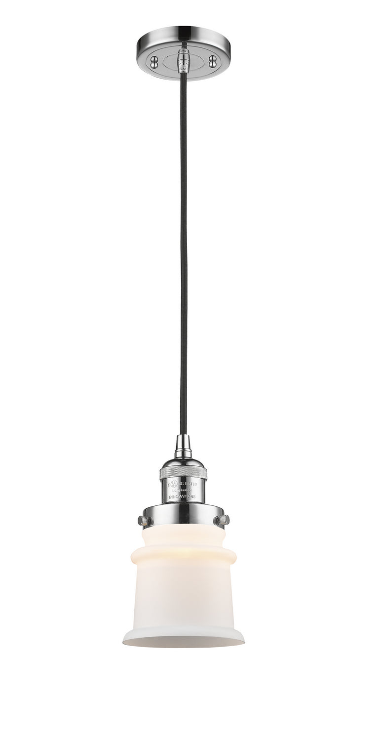 Innovations 201C-PC-G181S One Light Mini Pendant, Polished Chrome