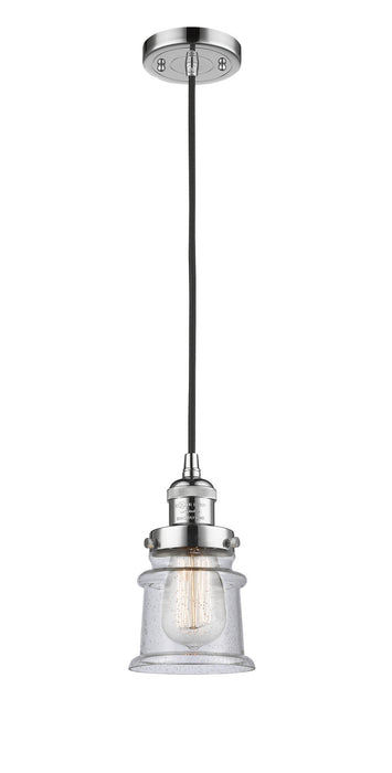 Innovations 201C-PC-G184S One Light Mini Pendant, Polished Chrome