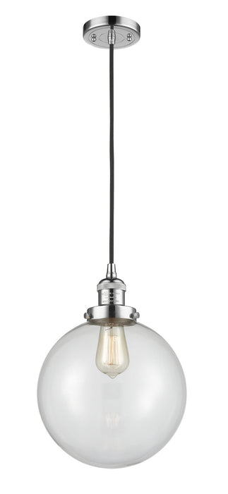 Innovations 201C-PC-G202-10 One Light Mini Pendant, Polished Chrome