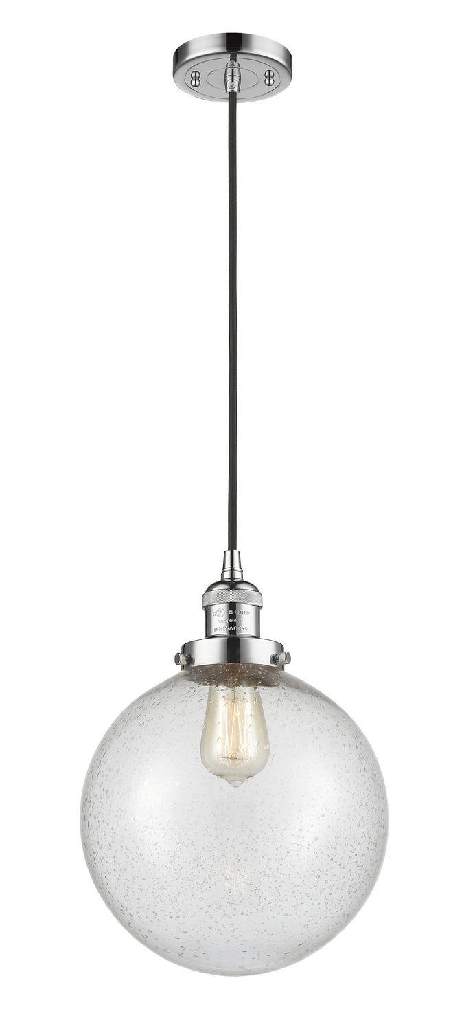 Innovations 201C-PC-G204-10 One Light Mini Pendant, Polished Chrome
