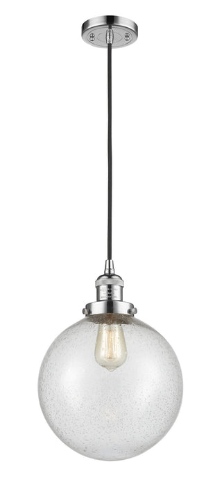 Innovations 201C-PC-G204-10 One Light Mini Pendant, Polished Chrome