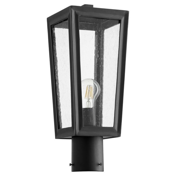 Quorum 717-6-69 One Light Post Mount, Textured Black